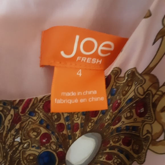 Silky Joe Fresh Ornate Print Mini Dress - Picture 4 of 5